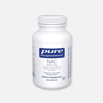 Pure Encapsulations NAC (N-Acetyl-I-Cysteine) 180 Capsules