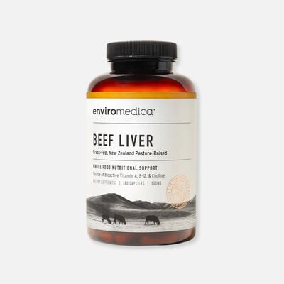 EnviroMedica Grass-Fed Beef Liver Supplement