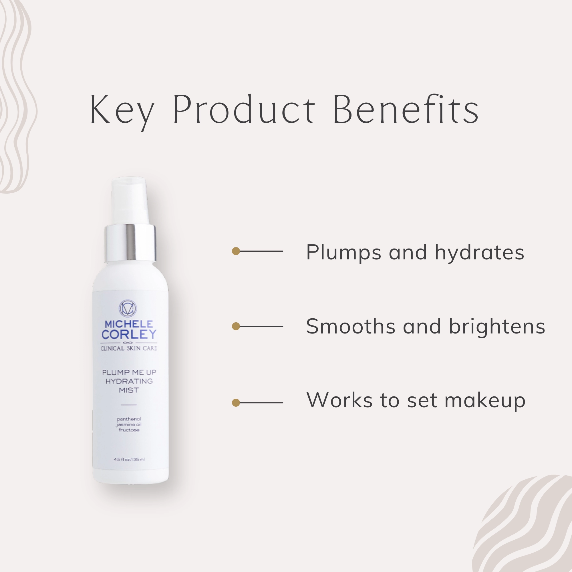 Michele Corley Plump Me Up Hydrating Mist